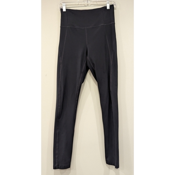 Girlfriend Collective Black Interior Pocket Full Length Leggings Size Medium - Picture 1 of 4